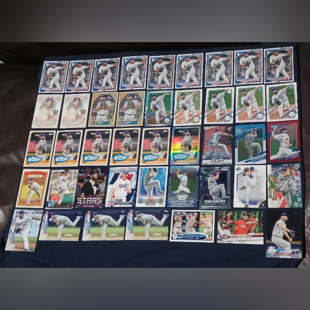 Clayton Kershaw Baseball Card Lot